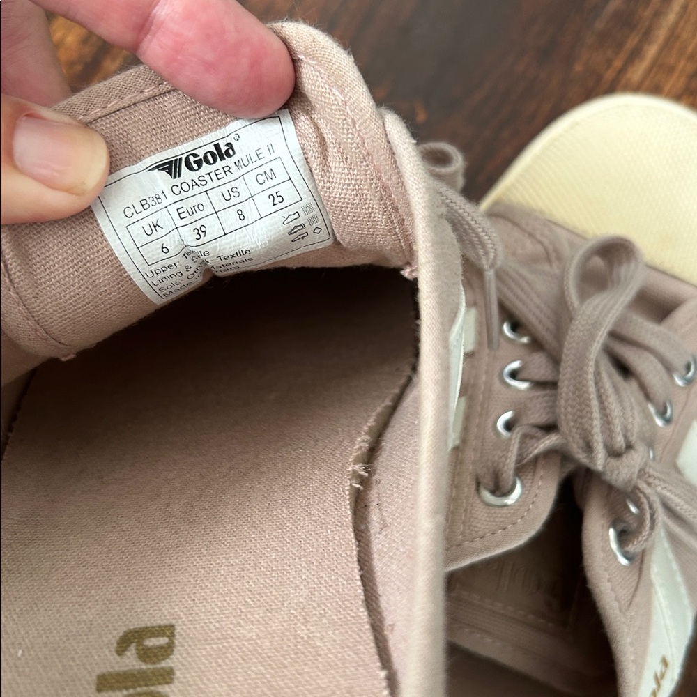 Gola Light Pink slip on - Picture 5 of 5